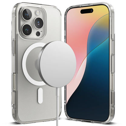 Калъф MagSafe за Apple iPhone 16 Pro, Ringke, Fusion, Матиран прозрачен