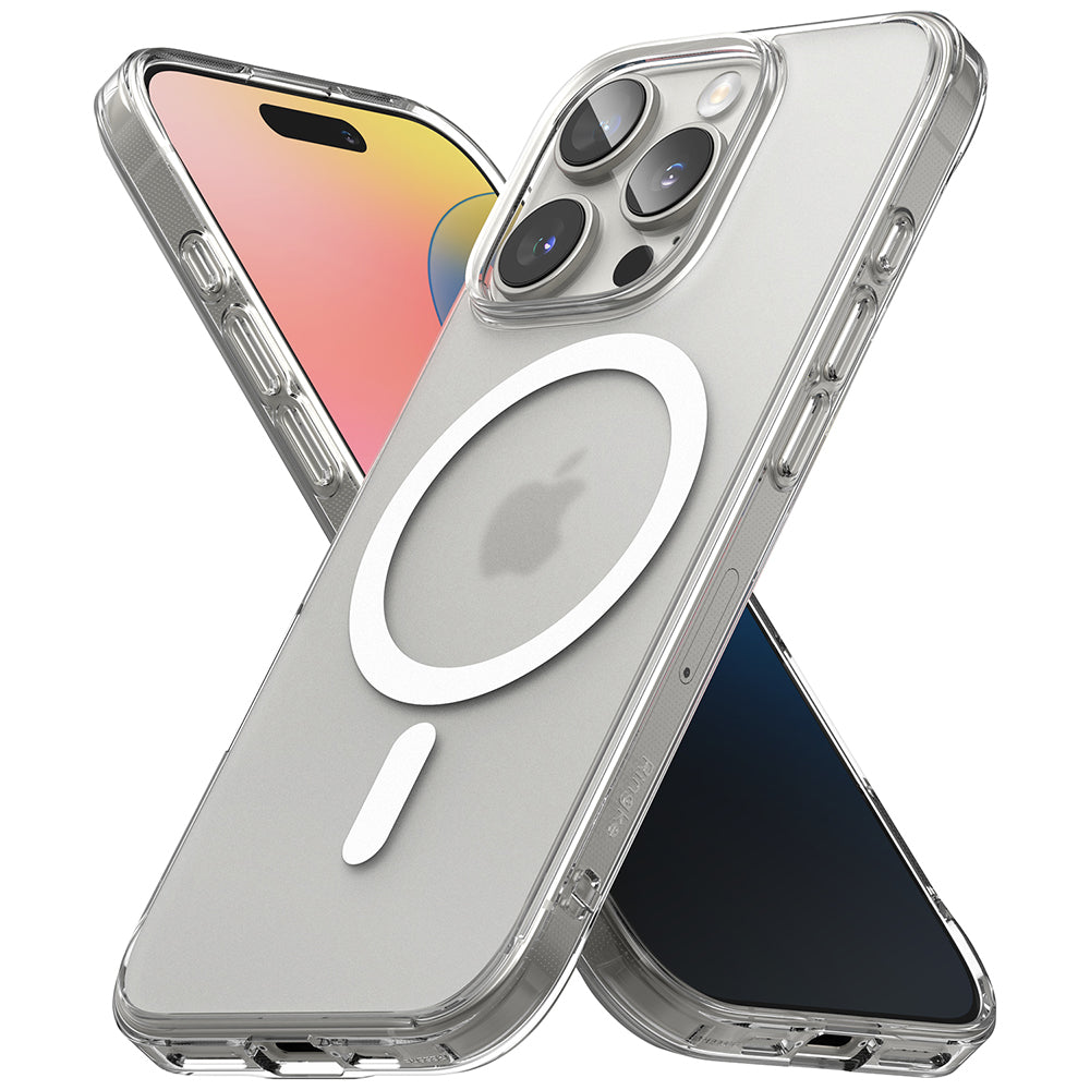 Калъф MagSafe за Apple iPhone 16 Pro, Ringke, Fusion, Матиран прозрачен