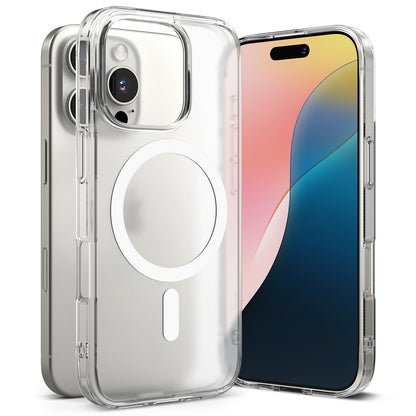 Калъф MagSafe за Apple iPhone 16 Pro, Ringke, Fusion, Матиран прозрачен
