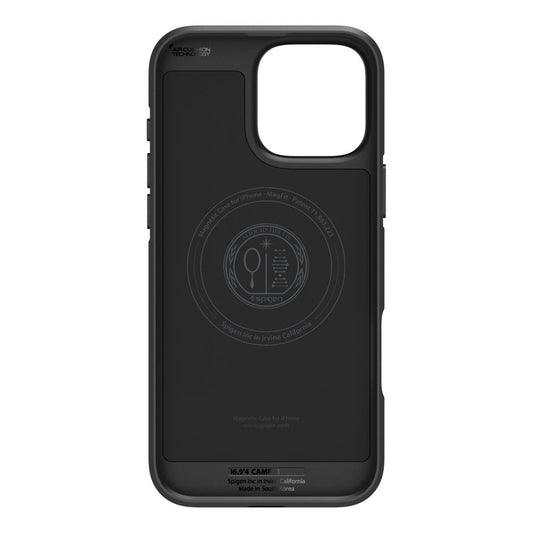 Калъф MagSafe за Apple iPhone 16 Pro, Spigen, Core Armor, Мат Черен ACS08158