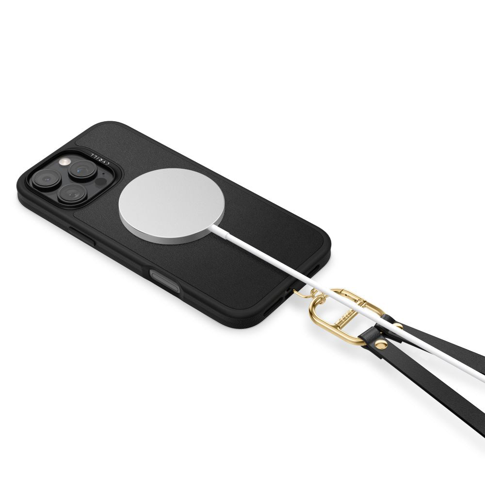 Калъф MagSafe за Apple iPhone 16 Pro, Spigen, Cyrill Kajuk Classic Charm, Черен