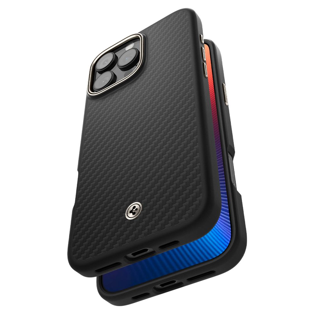 Калъф MagSafe за Apple iPhone 16 Pro, Spigen, Enzo Aramid, Черен