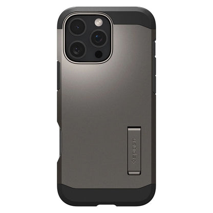 Калъф MagSafe за Apple iPhone 16 Pro, Spigen, Tough Armor, Сив ACS08145