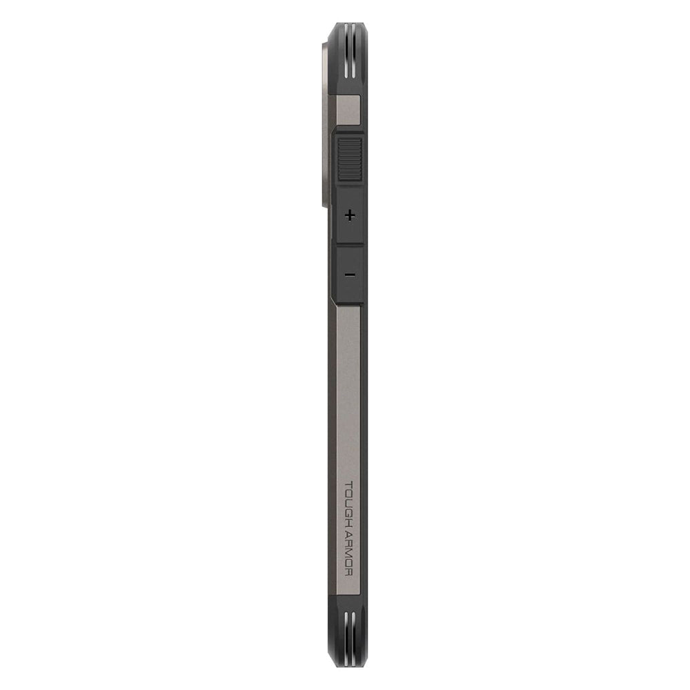 Калъф MagSafe за Apple iPhone 16 Pro, Spigen, Tough Armor, Сив ACS08145