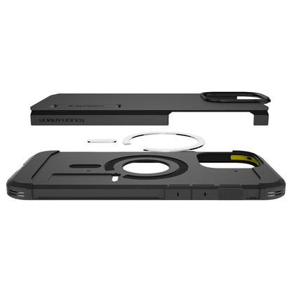 Калъф MagSafe за Apple iPhone 16 Pro, Spigen, Tough Armor, Черен ACS08146