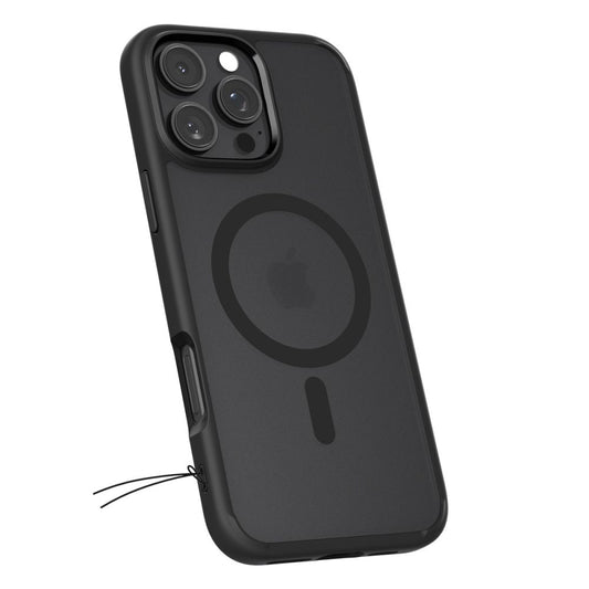 Калъф MagSafe за Apple iPhone 16 Pro, Spigen, Ultra Hybrid, Черен сатен ACS08134