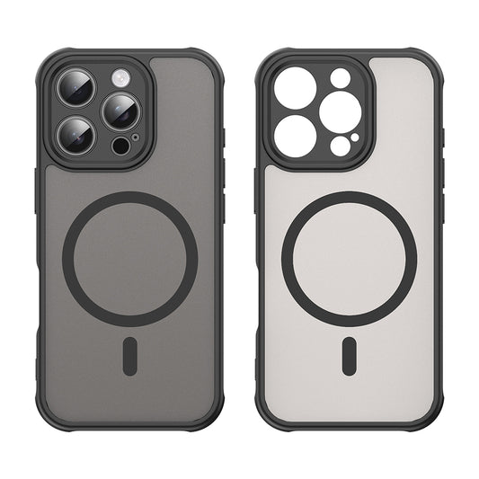 Калъф MagSafe за Apple iPhone 16 Pro, Techsuit, HaloFrost II, Черен