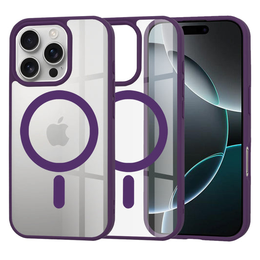 Калъф MagSafe за Apple iPhone 16 Pro, Techsuit, Pro, Лилав