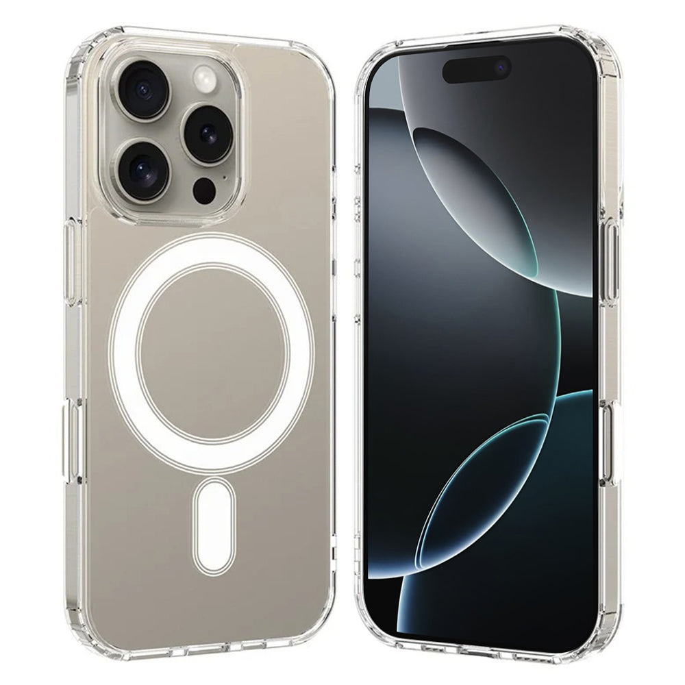 Калъф MagSafe за Apple iPhone 16 Pro, Techsuit, Pro, Прозрачен