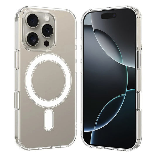Калъф MagSafe за Apple iPhone 16 Pro, Techsuit, Pro, Прозрачен