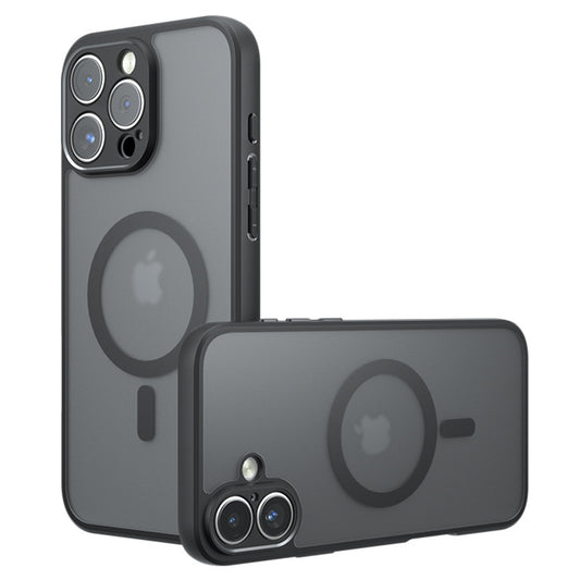 Калъф MagSafe за Apple iPhone 16 Pro, Techsuit, PureFrost, Черен