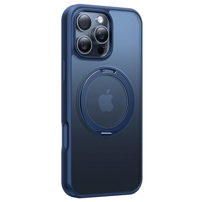 Калъф MagSafe за Apple iPhone 16 Pro, Torras, Ostand Pro, Тъмносин
