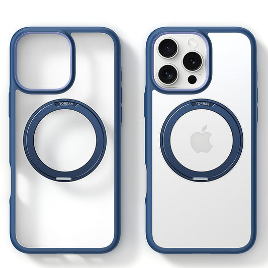 Калъф MagSafe за Apple iPhone 16 Pro, Torras, Ostand R Fusion, Тъмносин