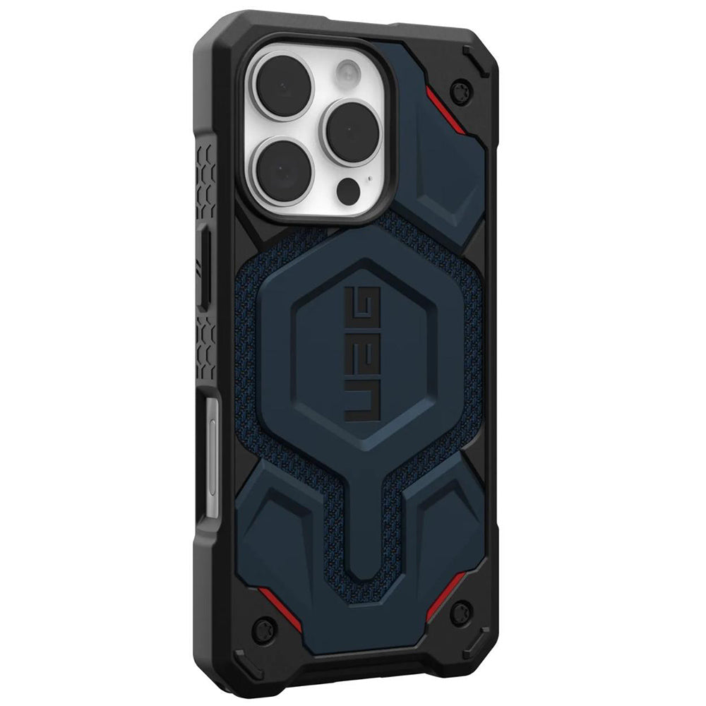 Калъф MagSafe за Apple iPhone 16 Pro, Urban Armor Gear, Monarch Pro Kevlar, Тъмносин