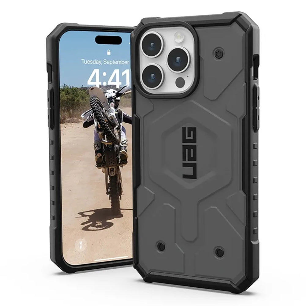 Калъф MagSafe за Apple iPhone 16 Pro, Urban Armor Gear, Pathfinder, Сребрист