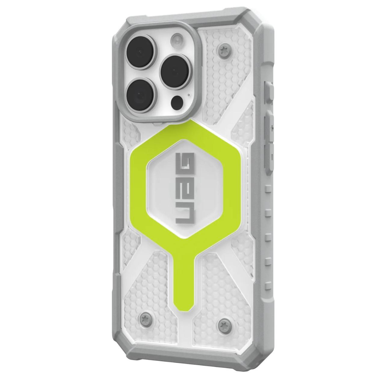 Калъф MagSafe за Apple iPhone 16 Pro, Urban Armor Gear, Pathfinder Clear, Зелен