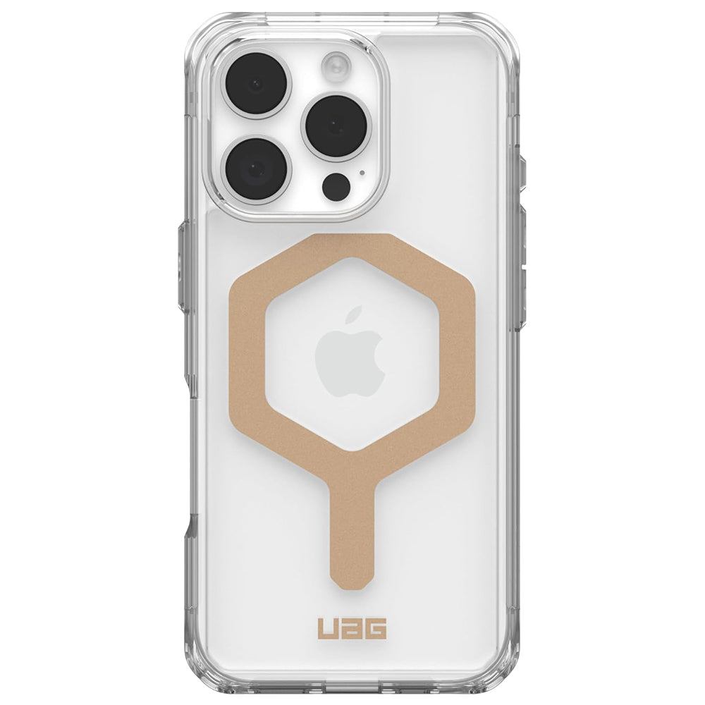 Калъф MagSafe за Apple iPhone 16 Pro, Urban Armor Gear, Plyo, Златист