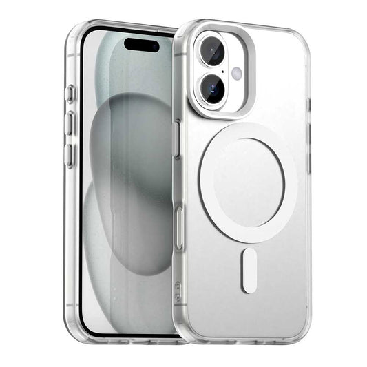 Калъф MagSafe за Apple iPhone 16, Techsuit, CandyCase, Бял