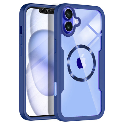 Калъф MagSafe за Apple iPhone 16, Techsuit, ColorVerse 360, Син