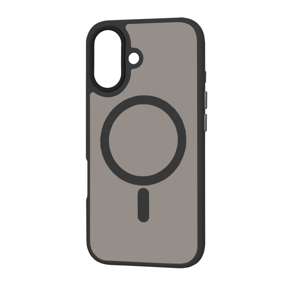 Калъф MagSafe за Apple iPhone 16, Techsuit, HaloFrost, Черен