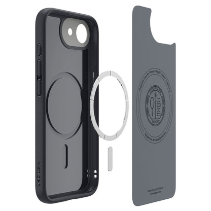Калъф MagSafe за Apple iPhone 17e / 16e, Spigen, Caseology Nano Pop, Черен ACS09155