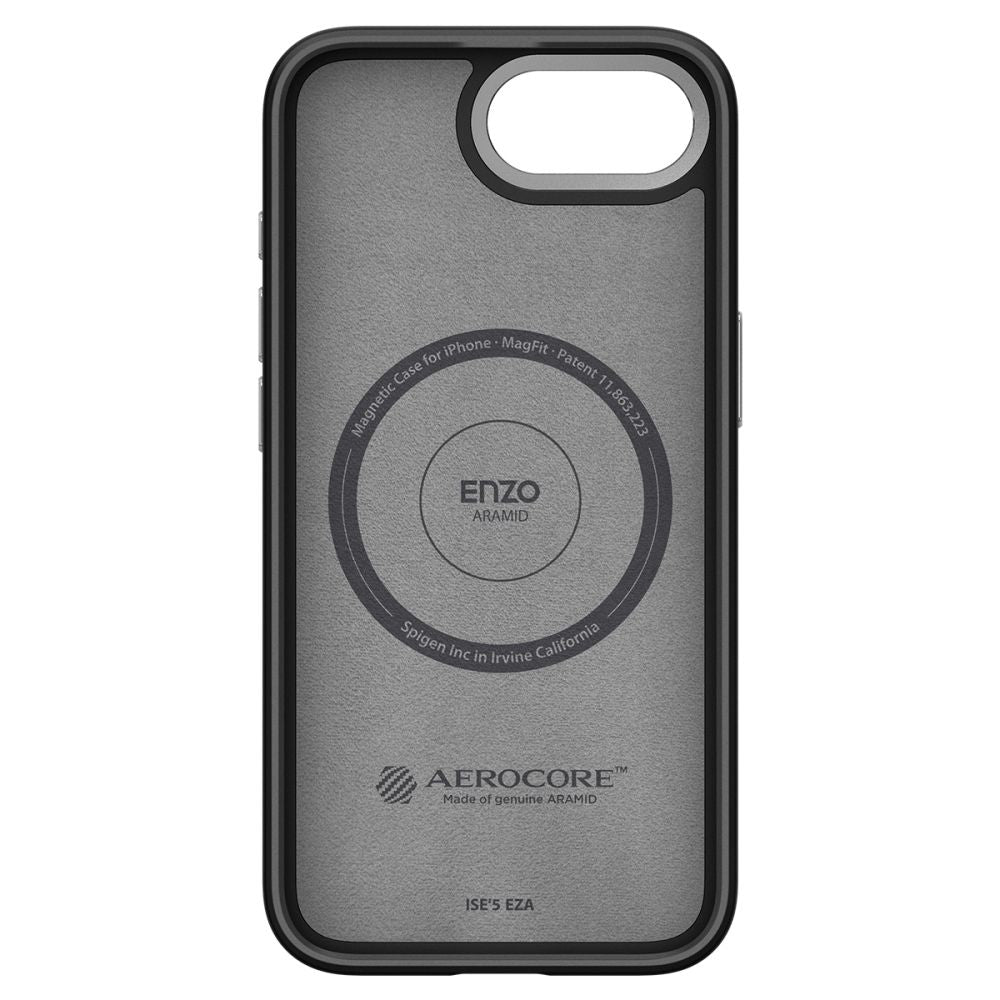MagSafe Case for Apple iPhone 17e / 16e, Spigen, Enzo Aramid, Matte Black