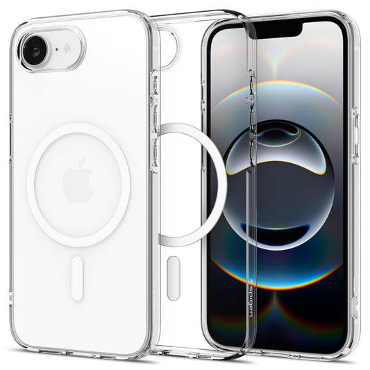 Калъф MagSafe за Apple iPhone 17e / 16e, Spigen, Liquid Crystal, Прозрачен ACS09150