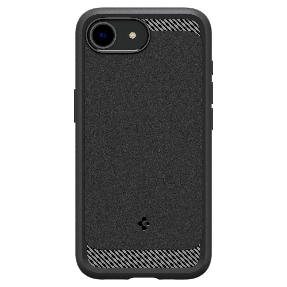 Калъф MagSafe за Apple iPhone 17e / 16e, Spigen, Rugged Armor, Матово черен