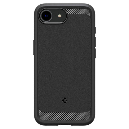 Калъф MagSafe за Apple iPhone 17e / 16e, Spigen, Rugged Armor, Матово черен
