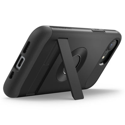 Калъф MagSafe за Apple iPhone 17e / 16e, Spigen, Slim Armor, Черен