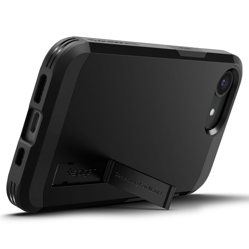 Калъф MagSafe за Apple iPhone 17e / 16e, Spigen, Tough Armor, Черен