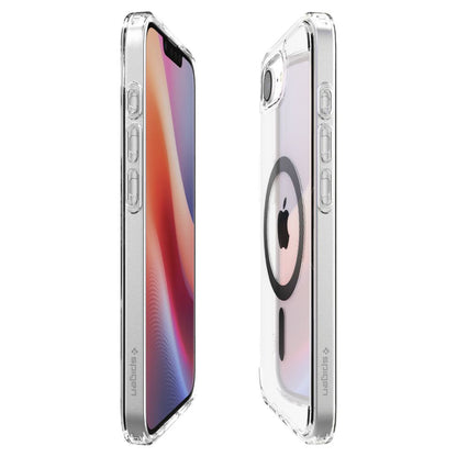 Калъф MagSafe за Apple iPhone 17e / 16e, Spigen, Ultra Hybrid Carbon, Прозрачен