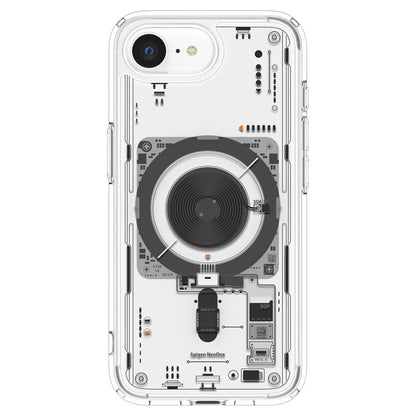Калъф MagSafe за Apple iPhone 17e / 16e, Spigen, Ultra Hybrid Neo One, Прозрачен