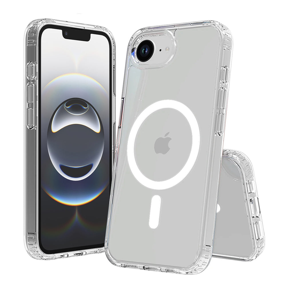 MagSafe Case for Apple iPhone 17e / 16e, Techsuit, Pro, Transparent