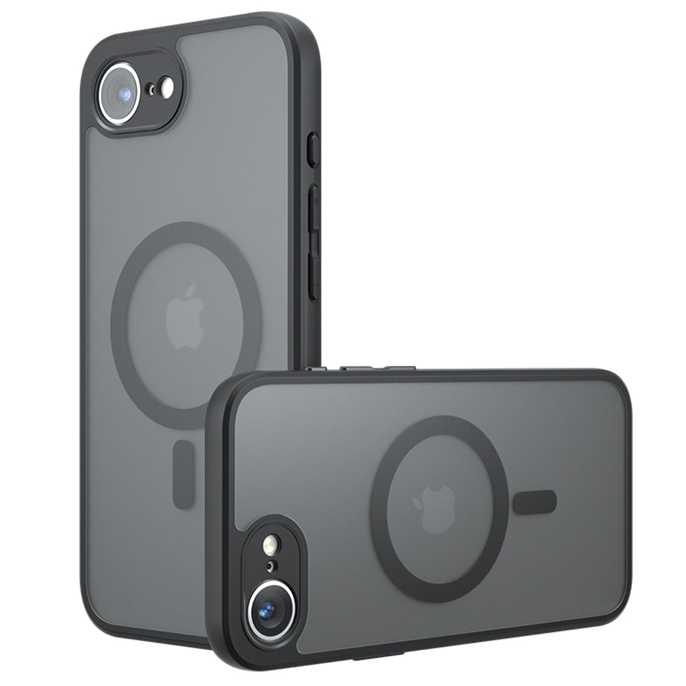 MagSafe Case for Apple iPhone 17e / 16e, Techsuit, PureFrost, Black