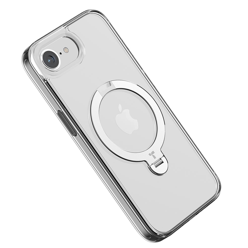 Калъф MagSafe за Apple iPhone 17e / 16e, Torras, Ostand Spin, Прозрачен