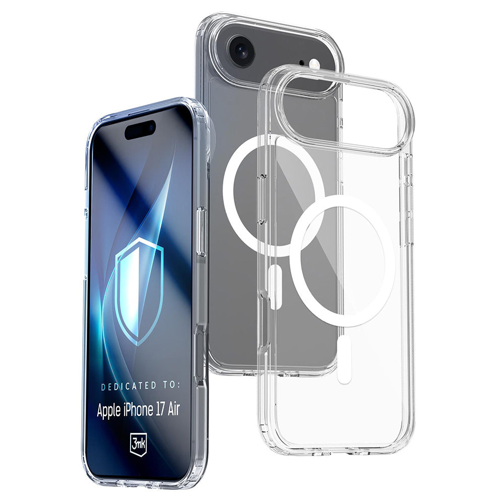 Калъф MagSafe за Apple iPhone 17 Air, 3MK, Armor MagCase, Прозрачен
