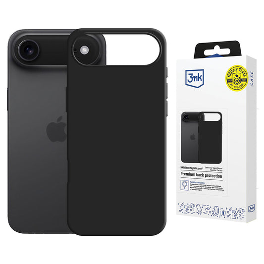 Калъф MagSafe за Apple iPhone 17 Air, 3MK, Hardy, Черен