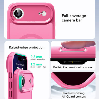 Калъф MagSafe за Apple iPhone 17 Air, ESR, Classic Hybrid, Сатенено розов