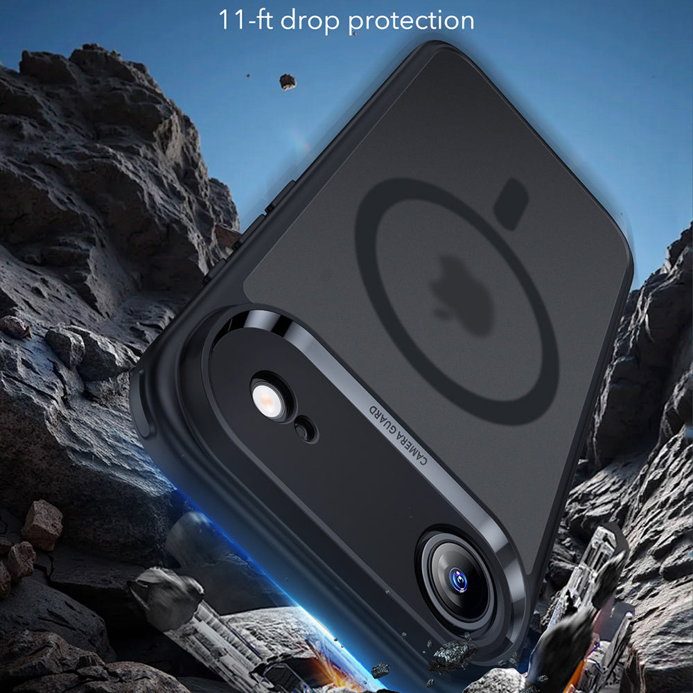 Калъф MagSafe за Apple iPhone 17 Air, ESR, Classic Hybrid, Сатенено черен