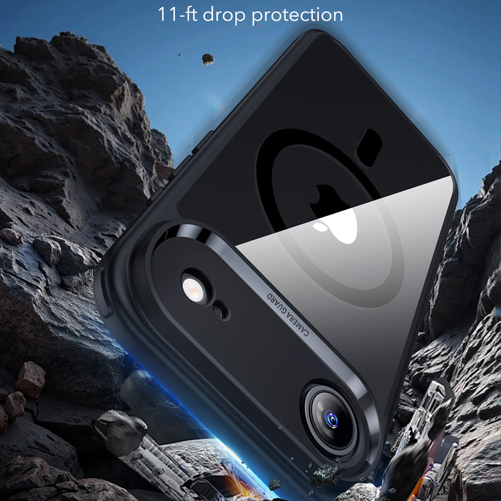 Калъф MagSafe за Apple iPhone 17 Air, ESR, Classic Hybrid, Прозрачно черен