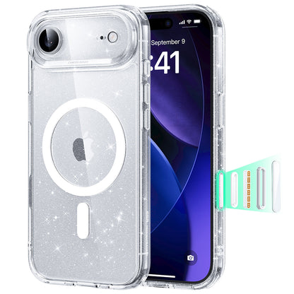 Калъф MagSafe за Apple iPhone 17 Air, ESR, Classic Hybrid Shimmer, Прозрачен