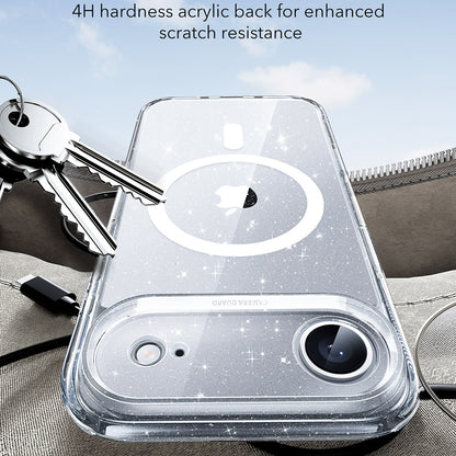 Калъф MagSafe за Apple iPhone 17 Air, ESR, Classic Hybrid Shimmer, Прозрачен