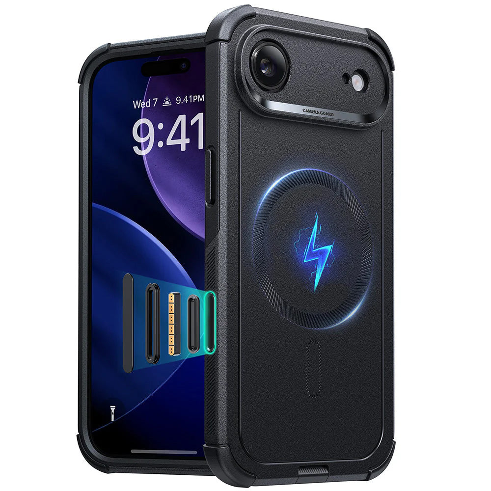 Калъф MagSafe за Apple iPhone 17 Air, ESR, Cyber, Черен