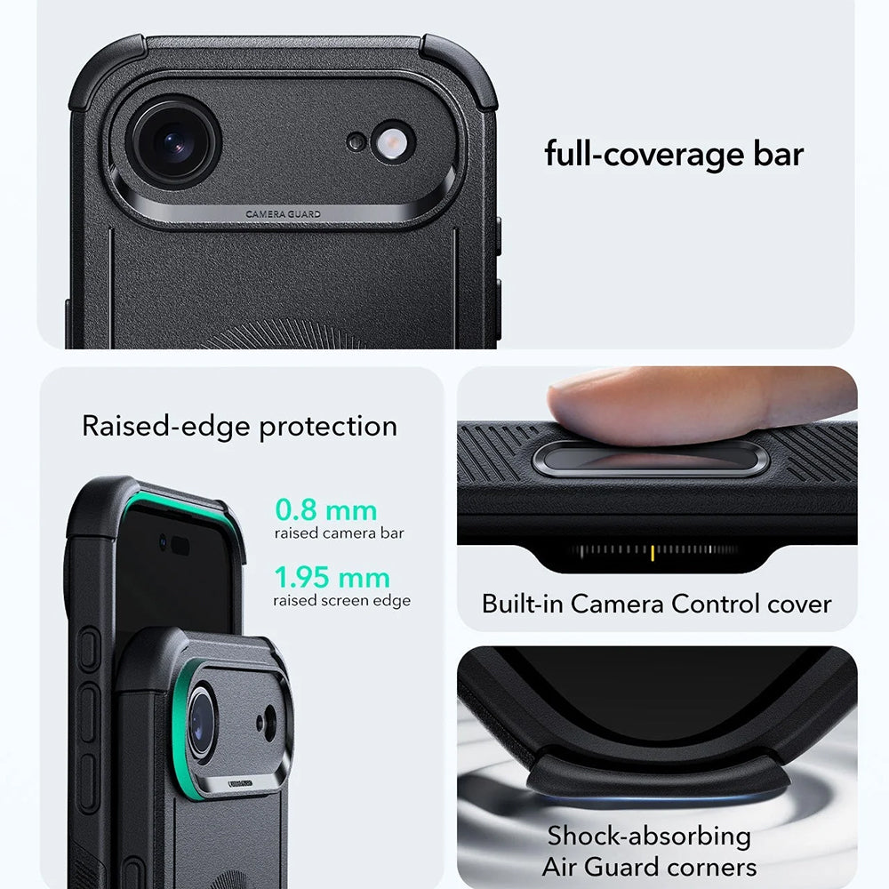 Калъф MagSafe за Apple iPhone 17 Air, ESR, Cyber, Черен
