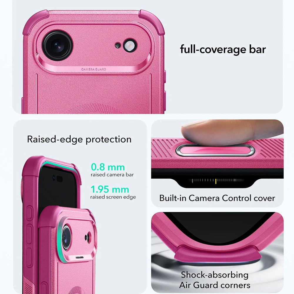 Калъф MagSafe за Apple iPhone 17 Air, ESR, Cyber, Розов
