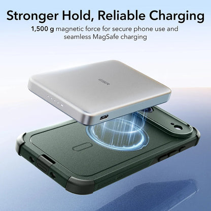 Калъф MagSafe за Apple iPhone 17 Air, ESR, Cyber, Зелен