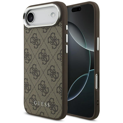 Калъф MagSafe за Apple iPhone 17 Air, Guess, 4G Classic Logo, Кафяв