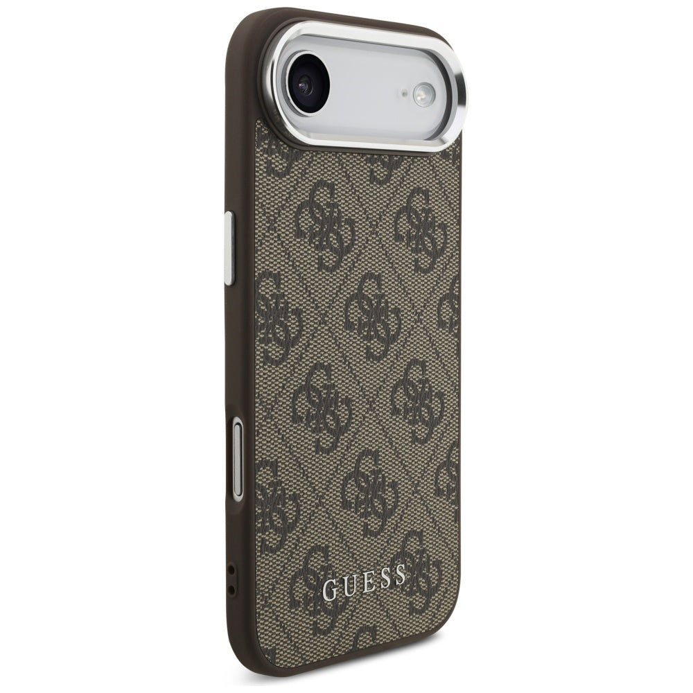 Калъф MagSafe за Apple iPhone 17 Air, Guess, 4G Classic Logo, Кафяв