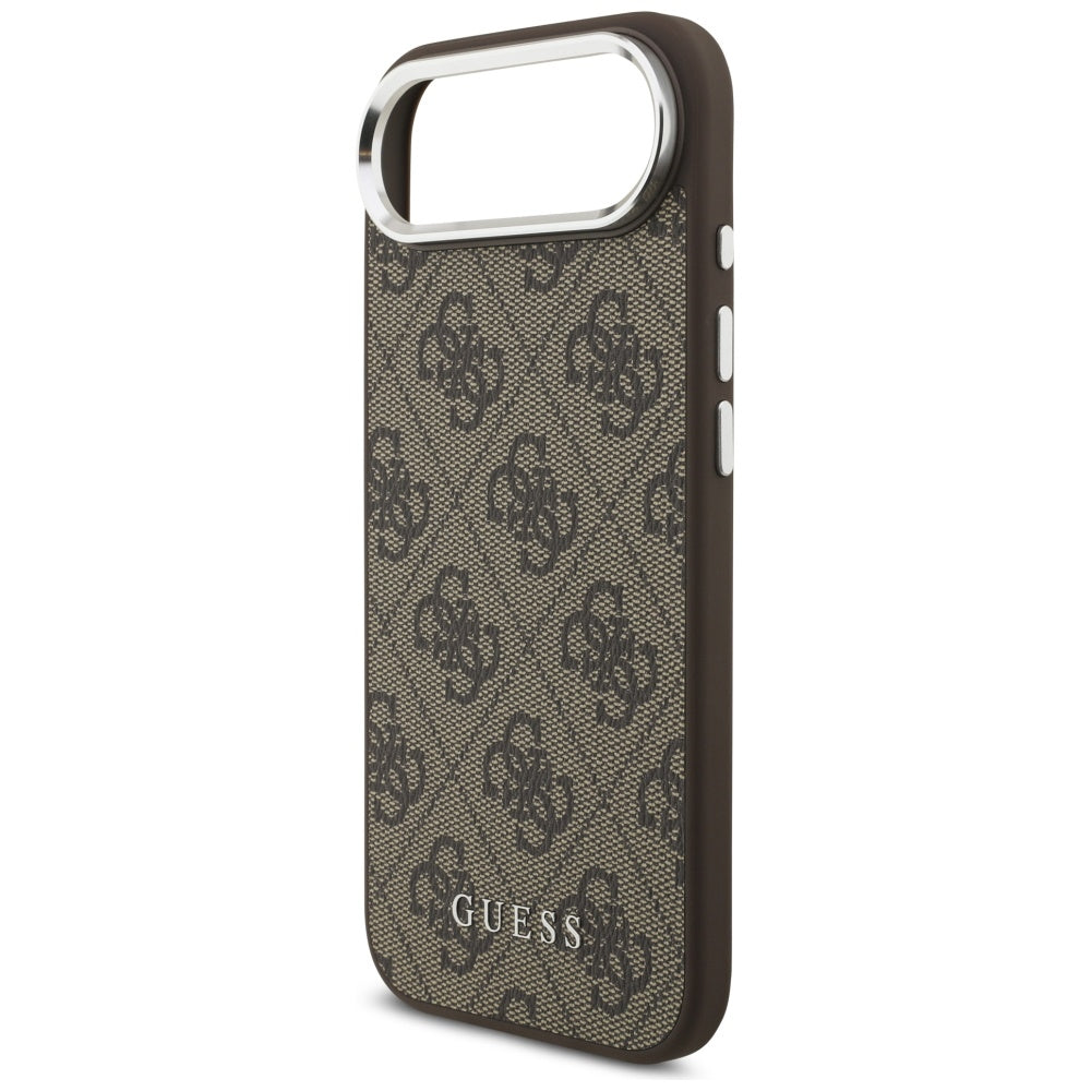 Калъф MagSafe за Apple iPhone 17 Air, Guess, 4G Classic Logo, Кафяв
